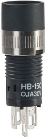 HB15CKW01, Pushbutton Switches SPDT ON-(ON) RND