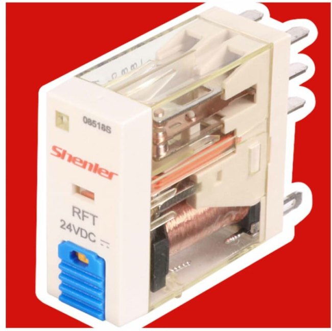Реле 2C 24v DC + светодиод + тест-кнопка RFT2CO024LT Реле 2C 24v DC + светодиод + тест-кнопка RFT2CO024LT
