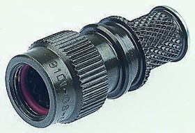 91L1-18-11-1-ZB, 91Size 18 Straight Circular Connector Backshell, For Use With MIL-DTL-5015 Connector