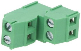 EB25A-04-B-R, Зажимная рейка для печатных плат, Ш.контактов: 3,81мм, зажим