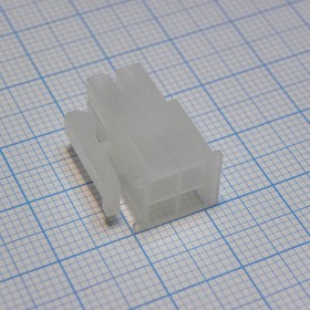 39012040, Корпус для клемм, MOLEX, LCC, 4 контакта, Белый 39012040, Корпус для клемм, MOLEX, LCC, 4 контакта, Белый