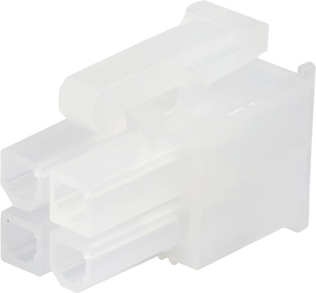 39012040, Корпус для клемм, MOLEX, LCC, 4 контакта, Белый