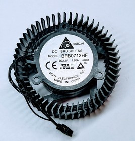 Вентилятор Delta Electronics BFB0712HF DC 12V 1.80A 4pin для NVIDIA GTX Titan GTX980