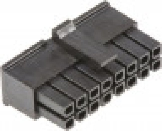 430251600, Корпус разъема, двухрядный, Серия Micro-Fit 3.0, Гнездо, 16 вывод(-ов), 3 мм 430251600, Корпус разъема, двухрядный, Серия Micro-Fit 3.0, Гнездо, 16 вывод(-ов), 3 мм