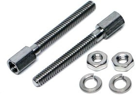 500-069-2-7, D-Sub Tools &amp; Hardware RN KIT 2 JACKPOST/ NUTS/WASHERS