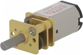 3072, Двигатель: DC, с редуктором, HPCB 6V, 6ВDC, 1,5А, Ось: D профиль