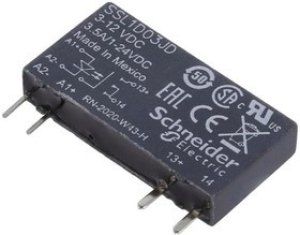 SSL1D03JD, Реле: полупроводниковое; Uупр: 3-12ВDC; макс.24ВDC; панелька; 4,1г