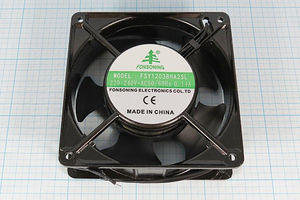 Вентилятор Fonsoning 120x120x38 220VАС FSY12038HA2SL 0,14A