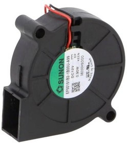 EF50151B2-A99-B, Вентилятор blower, 12ВDC, 51,6x51,7x15мм, 5,94куб.м/ч, 34дБА