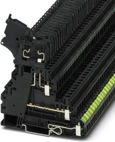 3214323, DIN Rail Terminal Blocks UT4-PE/L/HESILED 250 (5X20)