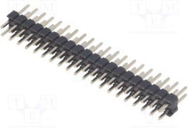 ZL303-2X20P, Штыревой штыревое "папа" PIN 40 прямой 2мм THT 2x20 ZL303-2X20P, Штыревой штыревое "папа" PIN 40 прямой 2мм THT 2x20