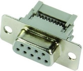 09661187500, D-Sub Standard Connectors 9P FEMALE IDC METAL SHELL