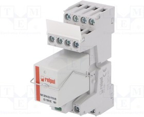 PIR4T110DCM43GV0, Реле: интерфейсное, 4PDT, Uобмотки: 110ВDC, 6А, 6A/250ВAC, 6A/24ВDC