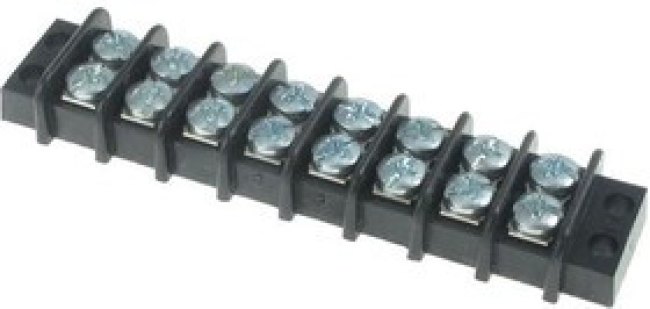 38770-0108, Barrier Terminal Blocks .375 LOW PROFILE 8P screw terminal style