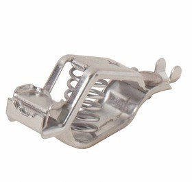 BU-24APS, Grabber Clip, Zinc-Plated Steel Contact, 25A, Natural