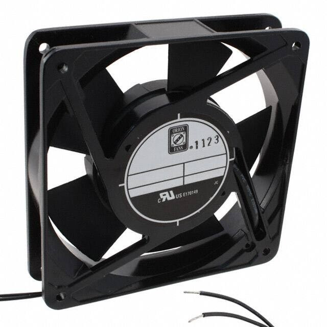 OA125AP-22-1WB, AC Fans Axial Fan, 120x120x25mm, 230VAC, 75CFM, 14W, 42dBA, 2900RPM, Ball, Lead Wires OA125AP-22-1WB, AC Fans Axial Fan, 120x120x25mm, 230VAC, 75CFM, 14W, 42dBA, 2900RPM, Ball, Lead Wires