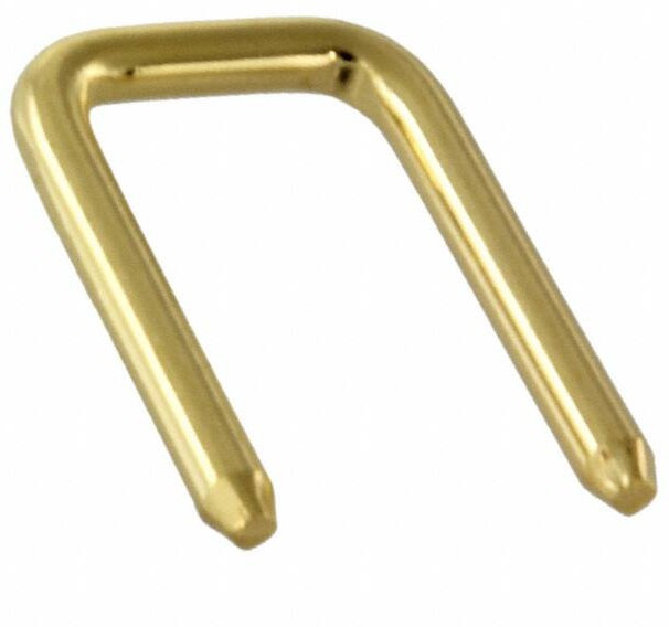 D3080-05, Shorting Link Male Straight Uninsulated 2 Way 1 Row 5.08mm Pitch