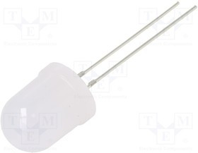 OS5YAAA132A, LED; 10mm; yellow; 14400?18000mcd; 30°; Front: convex; 1.8?2.6V
