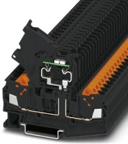 3050293, DIN Rail Terminal Blocks QTC 2 5-HESI (5X20) LVR FUSE HLD G TYPE