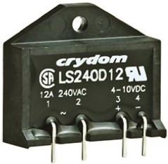 LS240D12, Solid State Relays - PCB Mount 0.15-12A 4-10VDC