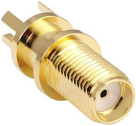 CONSMA006.062-G, RF Connectors / Coaxial Connectors SMA Fml Edge Multi Mnt 0.062 PCB, Gold CONSMA006.062-G, RF Connectors / Coaxial Connectors SMA Fml Edge Multi Mnt 0.062 PCB, Gold