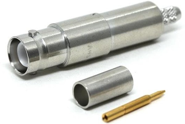 21_SHV-50-3-1/133_NE, 21_SHV-50-3-1/133_NE Series, jack Cable Mount SHV Connector, 50, Crimp Termination, Straight Body