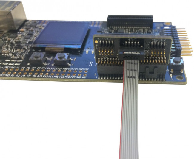 SLSDA001A, Adapter Board, Simplicity Debug Adapter, For Wireless Starter Kits, ARM Cortex 10-Pin Connector SLSDA001A, Adapter Board, Simplicity Debug Adapter, For Wireless Starter Kits, ARM Cortex 10-Pin Connector