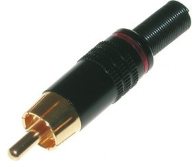 RP-227G, Штекер RCA (зол.) красный