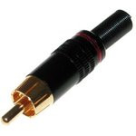 RP-227G, Штекер RCA (зол.) красный