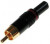 RP-227G, Штекер RCA (зол.) красный