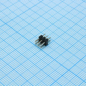 DS1025-05-2x3P8BV1-B, штыри на плату двухрядные с шагом 2.0мм / PLD2-06 (DS1025-05-2x3P8BV1-B)