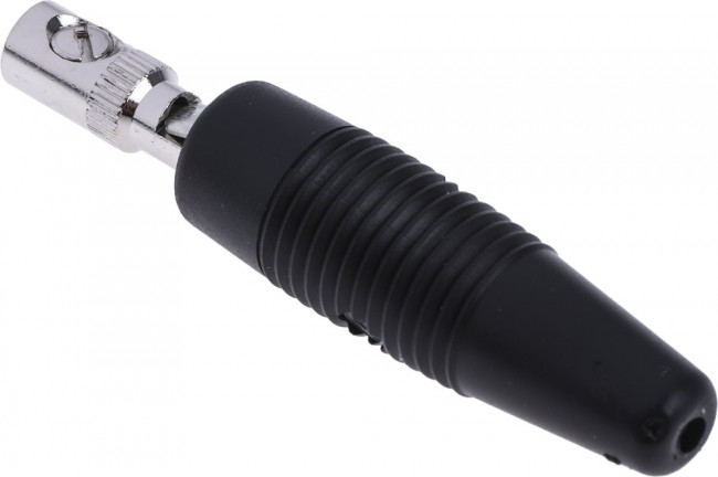 930046100, Black Male Banana Plug, 4 mm Connector, Screw Termination, 16A, 30 V ac, 60V dc, Nickel 930046100, Black Male Banana Plug, 4 mm Connector, Screw Termination, 16A, 30 V ac, 60V dc, Nickel