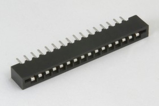 DS1020-16ST1D, гнездо под сверхпл кабель на плату / FB-16 (DS1020-16ST1D)