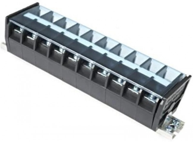 081-18-02, Блок зажимов наборный TD 20А на DIN-рейку 10 пар HLT