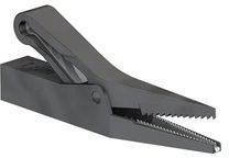 APK-4-21, Зажим "крокодил"; 10А; черный; Диап.захвата: макс.9,5мм