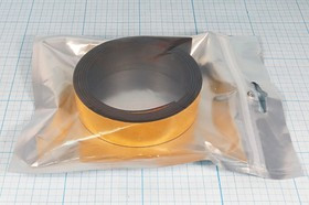 Магнит 25,4x 1,5x 1,50м, лента, -25~70C, тип Б, клеящий слой