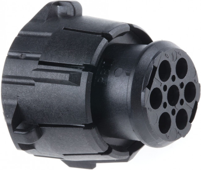 121583-0018, APD 7 Pole Din Plug, DIN 72585, 48 V dc IP67, IP69K, Male, Cable Mount 121583-0018, APD 7 Pole Din Plug, DIN 72585, 48 V dc IP67, IP69K, Male, Cable Mount