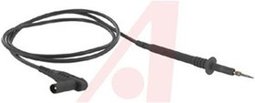 BU-4062-N-39-0, 4 mm Test lead With Spring Test Probe Male, 1kV, 20A, 1m Lead Length