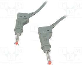 XZG425/SIL-20028, Измерительный провод, 32А, Дл: 2м, серый, Материал: латунь XZG425/SIL-20028, Измерительный провод, 32А, Дл: 2м, серый, Материал: латунь