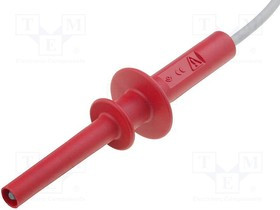 PJ5600-100-R, Измерительный провод, 10А, Uном: 5кВ, Дл: 1м, красный