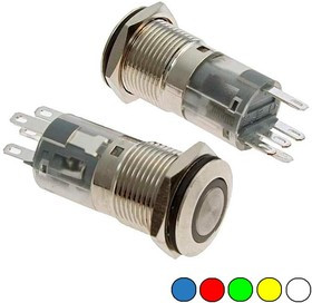 LAS2-GQF-11ZE/B on-on, Кнопка антивандальная с фикcацией