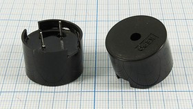 Излучатель звука пьезокерамический без генератора (3~30)В, Резонансная 2.6кГц зп 23x16\3~30\\ 2,6\2P