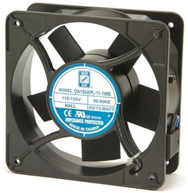 OD180APL-24MB, OD180APL-24MB -ORION FANS - AXIAL FAN, BALL, 375CFM, 53DB, 24W, 24V