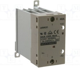 G3PA-240BVD5-24, Реле: полупроводниковое, Uупр: 5-24ВDC, 40А, 24-240ВAC, -30-80°C