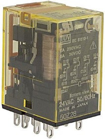 Universal relay, 4 Form C (NO/NC), 110 V (AC), 4.55 Ω, 6 A, 30 V (DC), 250 V (AC), RU4S-A110