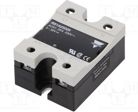 RS1A23D25, Реле: полупроводниковое, Uупр: 3-32ВDC, 25А, 42-265ВAC, -40-80°C