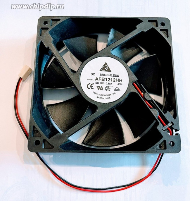 Вентилятор Delta Electronics AFB1212HH -FOO DC 12V 0.50A 120x25 2pin