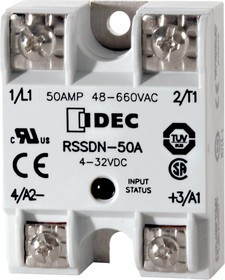 RSSDN-75A, SSR, DIN/PANEL MOUNT, 660VAC, 32VDC, 75A