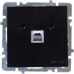 Розетка телефон. Selene CAT 3 черный 23221062