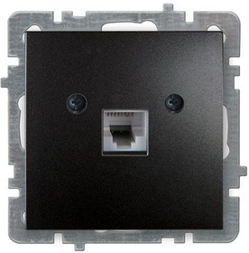 Розетка телефон. Selene CAT 3 черный 23221062